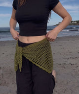 Crochet Mesh Bandana & Hip Wrap Pattern