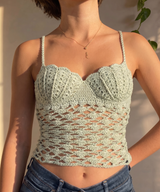 Seashell Crochet Lace Top Pattern PDF