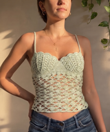 Seashell Crochet Lace Top Pattern PDF