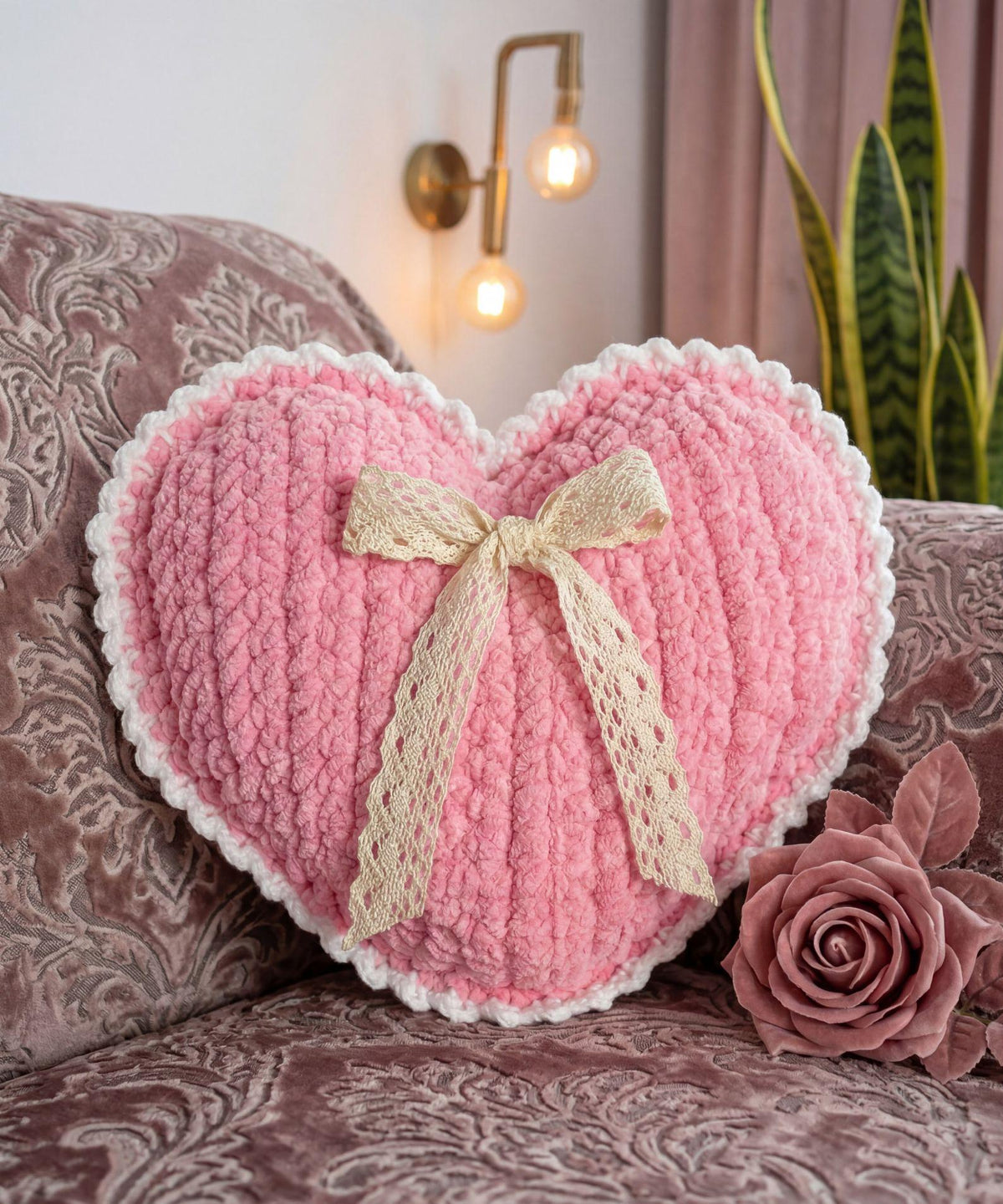 Crochet Heart Plushie Pattern | Easy Step by Step | Pdf download - Image 2
