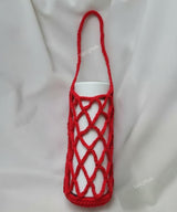Apple Crochet Drink Carrier Pattern | Water Bottle Holder | Beginner Easy Crochet Pattern | Kawaii Cup Holder | Bag Charm | Reusable Gift - Image 5
