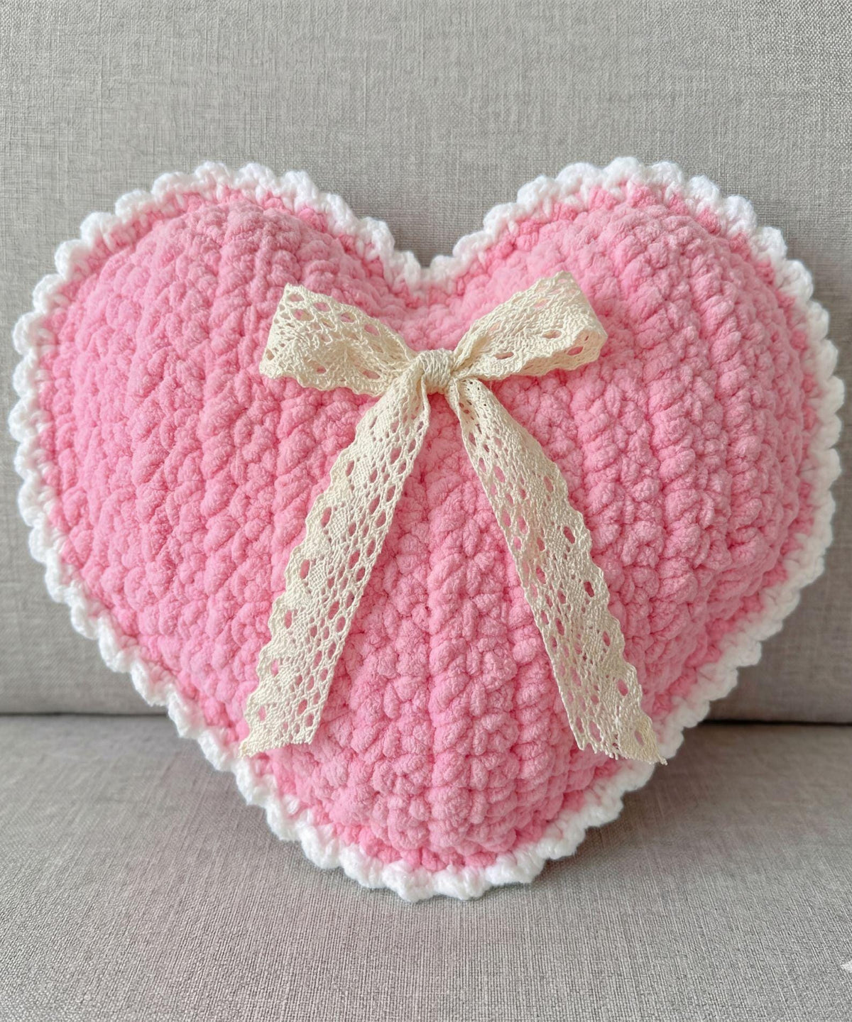 Crochet Heart Plushie Pattern | Easy Step by Step | Pdf download - Image 5