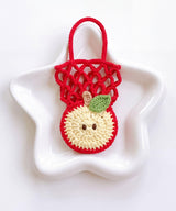 Apple Crochet Drink Carrier Pattern | Water Bottle Holder | Beginner Easy Crochet Pattern | Kawaii Cup Holder | Bag Charm | Reusable Gift - Image 3