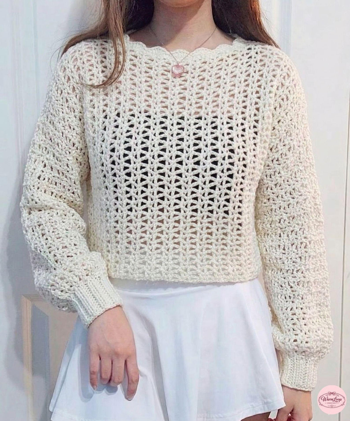 Crochet Lace Blouse Pattern | Crochet Pattern | crochet top | crochet sweater blouse | Lacy Summer Top | beginner friendly | Summer Crochet