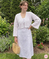 Crochet Crop Cardigan Pattern PDF | Granny Square Bell Sleeve Summer Sweater | Easy Boho Crochet Top Pattern for Women - Image 5