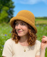 Crochet Bucket Hat Pattern PDF | 4 Sizes Baby to Adult | Easy Ribbed Sun Hat | Beginner Crochet Summer Hat | Instant Download