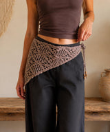 Crochet Hip Scarf Pattern PDF | Flower Lace Belt Wrap | Boho Festival Waist Scarf | Easy Summer Beach Sarong Instant Download - Image 2