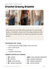 Crochet Hip Scarf Pattern PDF | Flower Lace Belt Wrap | Boho Festival Waist Scarf | Easy Summer Beach Sarong Instant Download - Image 4
