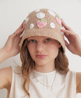Crochet Strawberry Bucket Hat Pattern PDF | Fruit Appliqué Sun Hat | Easy Beginner Cottagecore Summer Beach Hat Instant Download - Image 4
