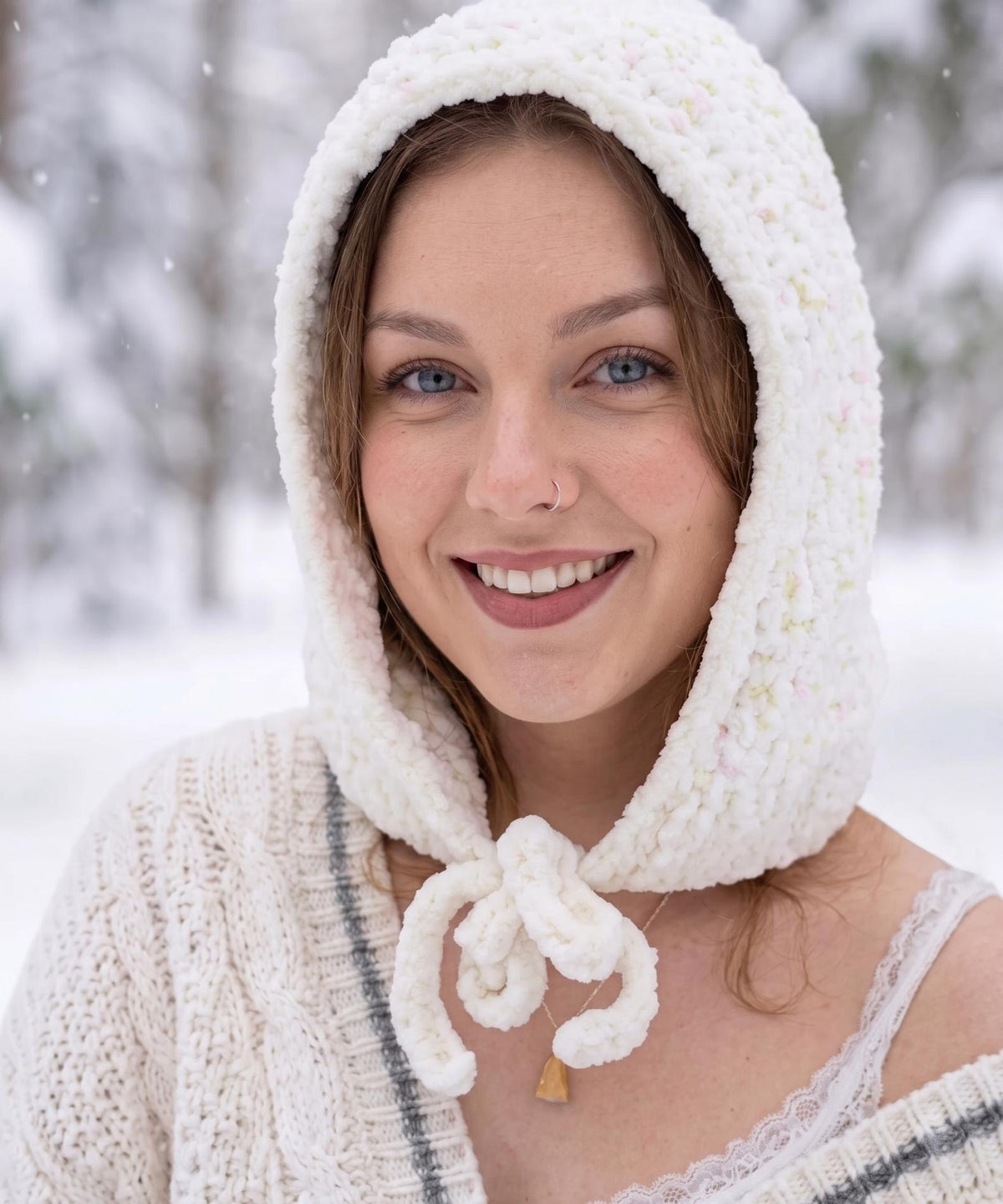 Crochet Balaclava Pattern PDF | Turtleneck Hoodie Hooded Cowl | Adult & Child Sizes | Beginner Friendly Winter Crochet Instant Download - Image 3