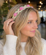 Crochet Rose Headband Pattern PDF | Floral Flower Hairband | Boho Cottagecore Hair Accessory | Bridal Wedding Crown Instant Download - Image 3