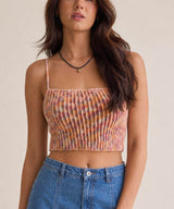Crochet Tank Top Pattern PDF | Ribbed Cami Crop Top | Boho Summer Beach Top | Spaghetti Strap Festival Tank | Instant Download - Image 2
