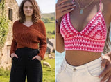 Crochet Top Pattern Bundle PDF | 10 Summer Crop Tops | Halter Bralette Cardigan Shrug | Easy Beginner Boho Instant Download - Image 2