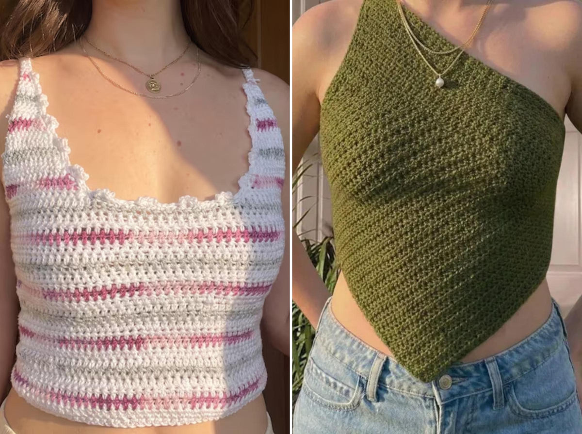 Crochet Top Pattern Bundle PDF | 10 Summer Crop Tops | Halter Bralette Cardigan Shrug | Easy Beginner Boho Instant Download - Image 4