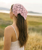 Crochet Bandana Pattern PDF | Flower Lace Triangle Head Scarf | Summer Hip Wrap | Summer Crochet tee | Digital Download | Crochet Pattern - Image 4