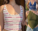 Crochet Top Pattern Bundle PDF | 8 Summer Crop Tops | Halter Bralette Tank Wrap | Easy Beginner Boho Beach Instant Download - Image 4