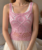 Crochet Lace Top Pattern PDF | Mesh Tank Top | Sheer Layering Top | Boho Beach Cover Up | Easy Summer Crochet Instant Download - Image 5