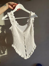 Crochet Corset Top Pattern PDF | Ruffle Bustier Crop Top | Coquette Lace Top | Cottagecore Boho Summer Crochet Instant Download - Image 3